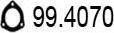 ASSO 99.4070 - Прокладка, труба выхлопного газа avtokuzovplus.com.ua
