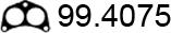 ASSO 99.4075 - Прокладка, труба выхлопного газа avtokuzovplus.com.ua