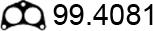 ASSO 99.4081 - Прокладка, труба вихлопного газу autocars.com.ua