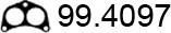 ASSO 99.4097 - Прокладка, труба вихлопного газу autocars.com.ua