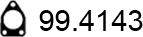 ASSO 99.4143 - Прокладка, труба вихлопного газу autocars.com.ua
