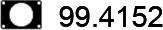ASSO 99.4152 - Прокладка, труба выхлопного газа avtokuzovplus.com.ua