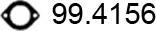 ASSO 99.4156 - Прокладка, труба выхлопного газа avtokuzovplus.com.ua