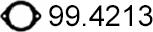 ASSO 99.4213 - Прокладка, труба вихлопного газу autocars.com.ua