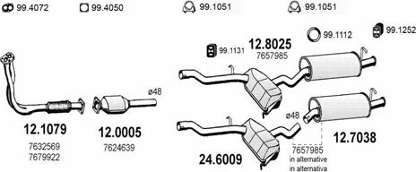 ASSO ART0602 - Система випуску ОГ autocars.com.ua