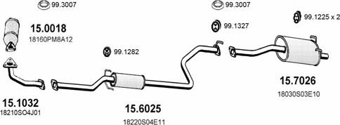 ASSO ART1114 - Система випуску ОГ autocars.com.ua