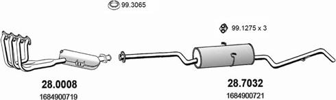 ASSO ART1450 - Система випуску ОГ autocars.com.ua