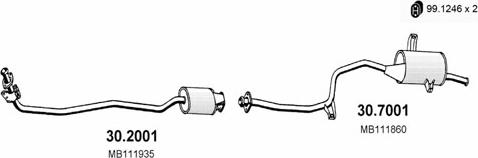 ASSO ART1466 - Система випуску ОГ autocars.com.ua