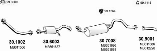 ASSO ART1470 - Система випуску ОГ autocars.com.ua