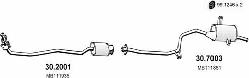 ASSO ART1472 - Система випуску ОГ autocars.com.ua