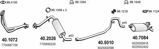 ASSO ART2007 - Система випуску ОГ autocars.com.ua