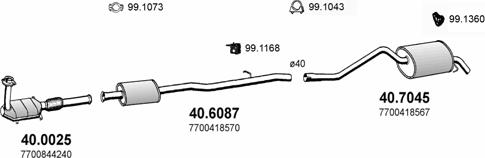 ASSO ART2016 - Система випуску ОГ autocars.com.ua