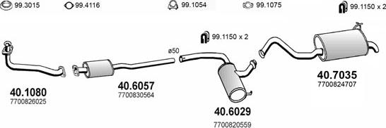 ASSO ART2036 - Система випуску ОГ autocars.com.ua