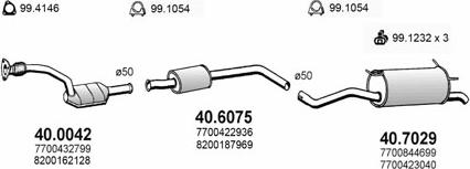 ASSO ART2047 - Система випуску ОГ autocars.com.ua