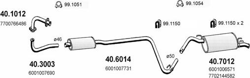 ASSO ART2065 - Система випуску ОГ autocars.com.ua
