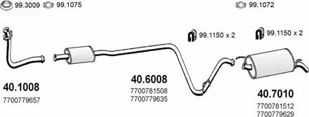 ASSO ART2068 - Система випуску ОГ autocars.com.ua