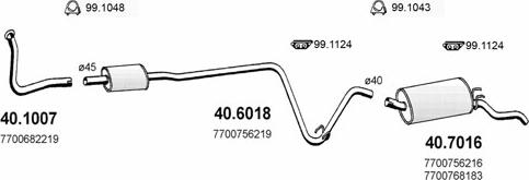 ASSO ART2075 - Система випуску ОГ autocars.com.ua