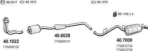 ASSO ART2090 - Система випуску ОГ autocars.com.ua