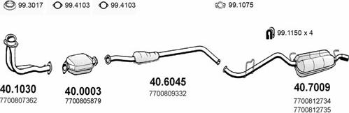 ASSO ART2091 - Система випуску ОГ autocars.com.ua