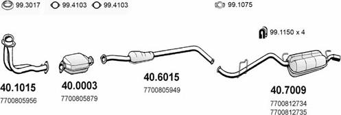 ASSO ART2092 - Система випуску ОГ autocars.com.ua