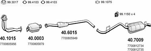 ASSO ART2093 - Система випуску ОГ autocars.com.ua