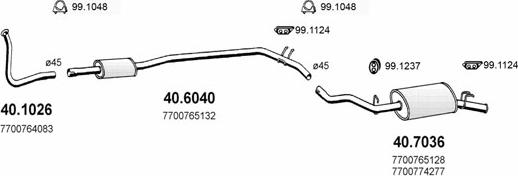 ASSO ART2109 - Система випуску ОГ autocars.com.ua