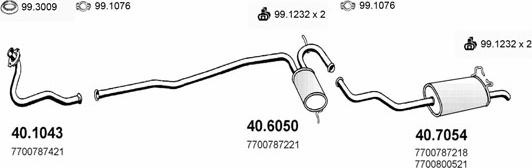 ASSO ART2129 - Система випуску ОГ autocars.com.ua