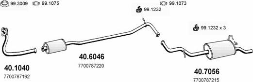 ASSO ART2131 - Система випуску ОГ autocars.com.ua
