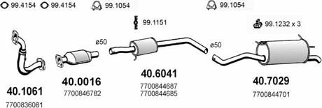 ASSO ART2147 - Система випуску ОГ autocars.com.ua