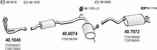 ASSO ART2162 - Система випуску ОГ autocars.com.ua