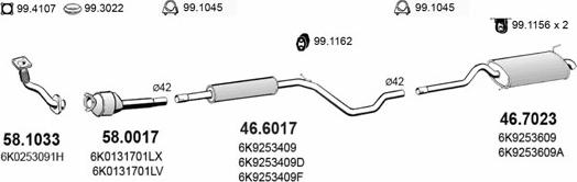 ASSO ART2289 - Система випуску ОГ autocars.com.ua