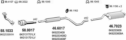 ASSO ART2290 - Система випуску ОГ autocars.com.ua
