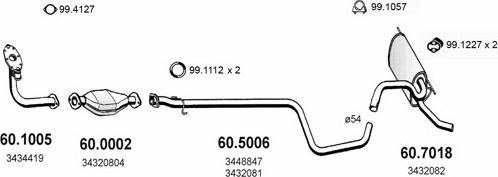 ASSO ART2469 - Система випуску ОГ autocars.com.ua