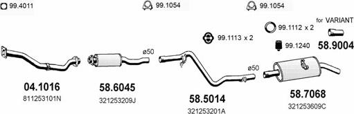 ASSO ART2527 - Система випуску ОГ autocars.com.ua