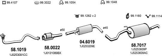ASSO ART2577 - Система випуску ОГ autocars.com.ua