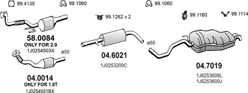 ASSO ART2589 - Система випуску ОГ autocars.com.ua