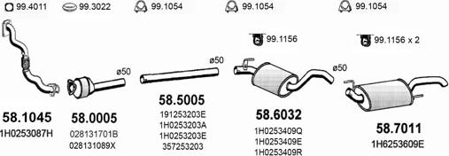 ASSO ART2670 - Система випуску ОГ autocars.com.ua