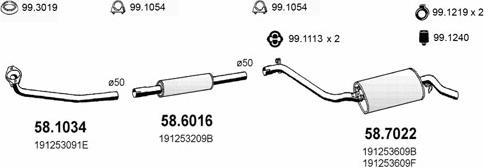 ASSO ART2683 - Система випуску ОГ autocars.com.ua