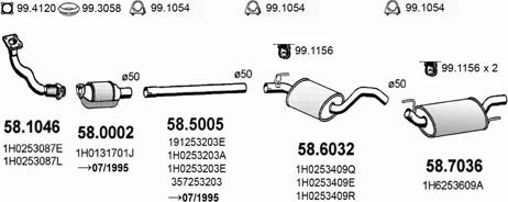 ASSO ART2690 - Система випуску ОГ autocars.com.ua