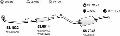 ASSO ART2727 - Система випуску ОГ autocars.com.ua