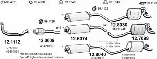 ASSO ART2743 - Система випуску ОГ autocars.com.ua