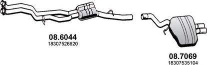 ASSO ART2770 - Система випуску ОГ autocars.com.ua