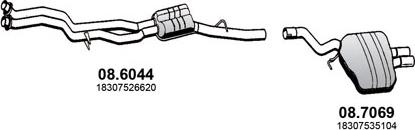 ASSO ART2772 - Система випуску ОГ autocars.com.ua