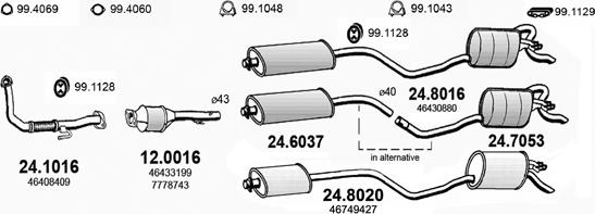 ASSO ART2894 - Система випуску ОГ autocars.com.ua