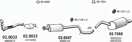 ASSO ART3133 - Система випуску ОГ autocars.com.ua