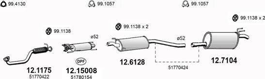 ASSO ART3314 - Система випуску ОГ autocars.com.ua