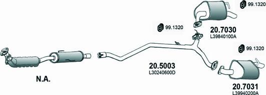 ASSO ART3432 - Система випуску ОГ autocars.com.ua