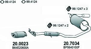 ASSO ART3439 - Система випуску ОГ autocars.com.ua