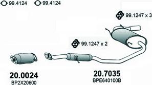 ASSO ART3440 - Система випуску ОГ autocars.com.ua