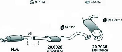 ASSO ART3441 - Система випуску ОГ autocars.com.ua